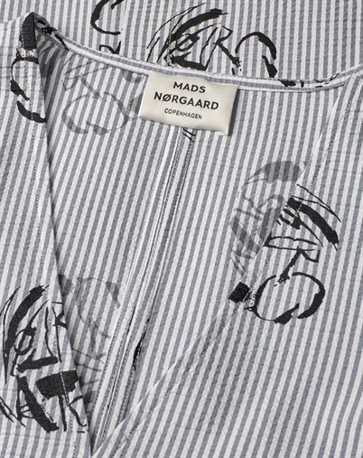 Mads Nørgaard - Oda Kjole - Vintage Indigo/Vanilla Ice